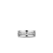 Load image into Gallery viewer, TI SENTO Silver Layer Ring 12094ZI