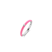Load image into Gallery viewer, TI SENTO Pink & Silver Ring 12225FU