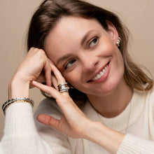 Load image into Gallery viewer, TI SENTO Silver CZ Ring 12281ZI