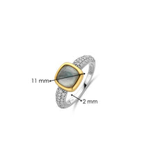 Load image into Gallery viewer, TI SENTO Vintage-Inspired Ring 12331BL