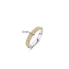 Load image into Gallery viewer, TI SENTO CZ Gold Plated Ring 1414ZY