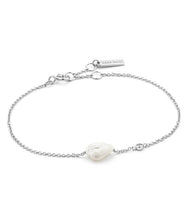 Load image into Gallery viewer, Silver Pearl Bracelet