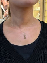 Load image into Gallery viewer, 9ct gold 3 disc pendant necklace (engraved-able)