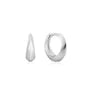 Load image into Gallery viewer, Silver Single Spike Huggie Hoop Earrings