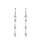 Load image into Gallery viewer, Silver Pavé Sparkle Drop Huggies