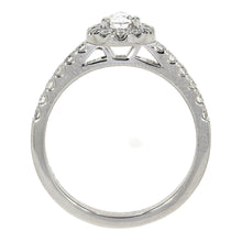 Load image into Gallery viewer, Ladies 18ct White Gold Diamond Pear Shaped Engagement Ring