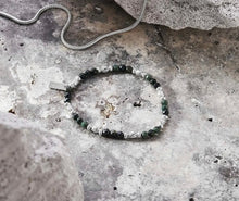 Load image into Gallery viewer, Men's Kambaba Jasper Twisted Rice Bracelet
Wisdom & Tranquillity SBKJTOM