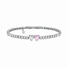 Load image into Gallery viewer, Chiara Ferragni double heart tennis bracelet