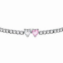 Load image into Gallery viewer, Chiara Ferragni double heart tennis bracelet