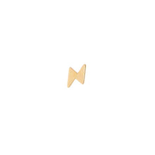 Load image into Gallery viewer, 9ct Gold Lightning Bolt Piercing