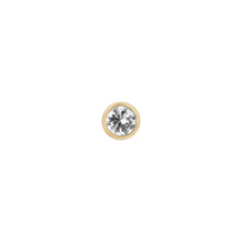 Load image into Gallery viewer, 9ct Gold Cz Round Piercing