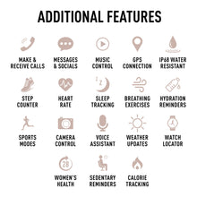 Load image into Gallery viewer, SPECTRA 300 S LITE AMOLED Smart Aluminium Mink Strap Calling Watch (Series 40)