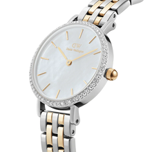 Load image into Gallery viewer, Petite Lumine Bezel 5-Link Two Tone Ladies Watch DW00100665