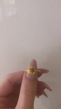 Load and play video in Gallery viewer, Gold plated ring