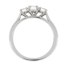 Load image into Gallery viewer, Ladies Platinum 3 Stone Diamond Engagement Ring