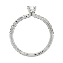 Load image into Gallery viewer, Ladies Platinum Solitaire Diamond Engagement Ring