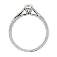 Load image into Gallery viewer, Ladies Platinum Solitaire Diamond Engagement Ring