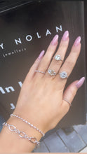 Load image into Gallery viewer, Sterling silver rope style ring