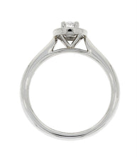 Load image into Gallery viewer, Ladies Platinum Round Halo Diamond Engagement Ring