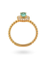 Load image into Gallery viewer, Gold plated colour stone ring