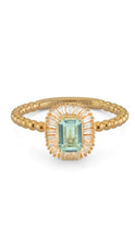 Load image into Gallery viewer, Gold plated colour stone ring