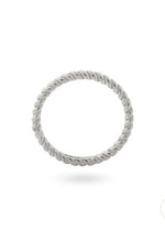 Load image into Gallery viewer, Sterling silver rope style ring