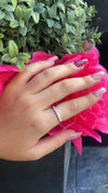 9ct Yellow Gold Cubic Zirconia Half-Eternity Band