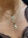 Gold Plated Initial Pendant