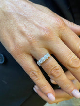 Load image into Gallery viewer, 18ct Yellow Gold 5 stone round halo cluster diamond ring
