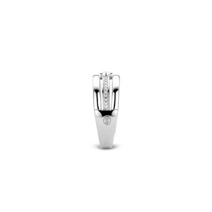 TI SENTO Silver Layer Ring 12094ZI