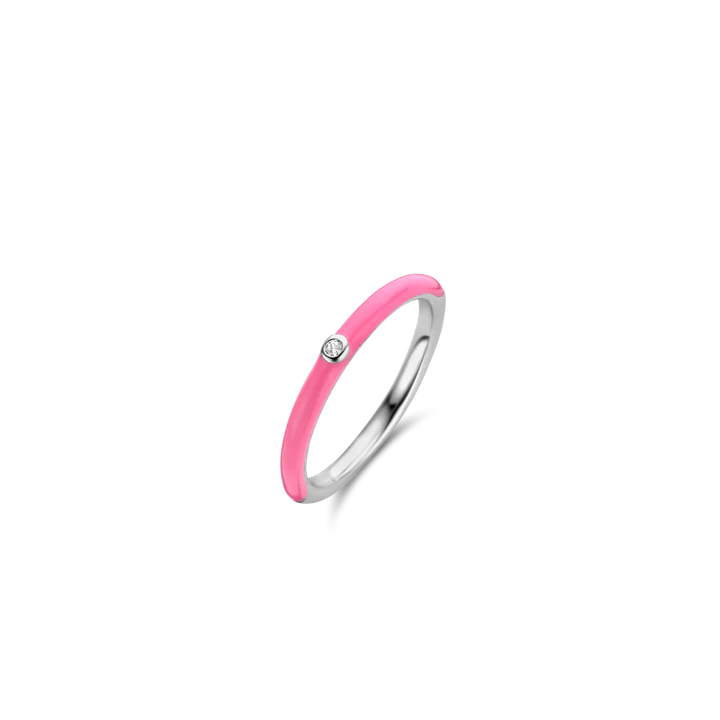TI SENTO Pink & Silver Ring 12225FU