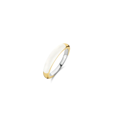 Load image into Gallery viewer, TI SENTO Gold Plated White Ring 12230WA
