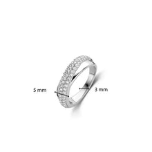 Load image into Gallery viewer, TI SENTO Silver CZ Ring 12281ZI
