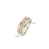 Tri colour zirconia ring -TISENTO
