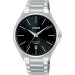 RS945DX9 LORUS QUARTZ GENTS STAINLESS STEEL BLACK DIAL BRACELET WATCH