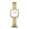 Bering Classic Ladies Polished Gold Cushion-Shape Watch | 17724-332
