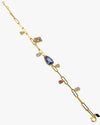 Coloured stone bracelet