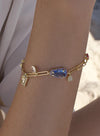 Coloured stone bracelet