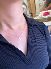 Load image into Gallery viewer, 9ct gold ‘A’ initial pendant
