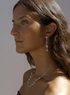 Colourful drop earring