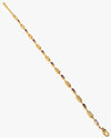 Lineargent Art Deco Gold-Plated Sterling Silver Bracelet | 20472-P