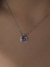 Silver coloured pendant