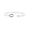 Pearl bracelet with chain