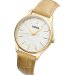 RG222WX9 LORUS QUARTZ LADIES GOLD PLATED WHITE DIAL STRAP WATCH