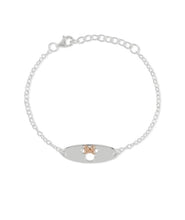 Load image into Gallery viewer, Silver Minnie Mouse Cut Out Bracelet

