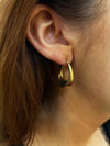 Gold Plated Chunky Hoops