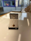 9ct gold disc pendant (engrave-able)