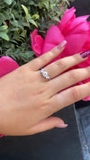 The Triple Radiance Sterling Silver Ring