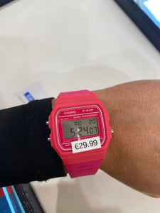 Pink Casio watch