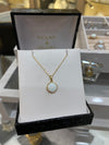 9ct gold opal pendant